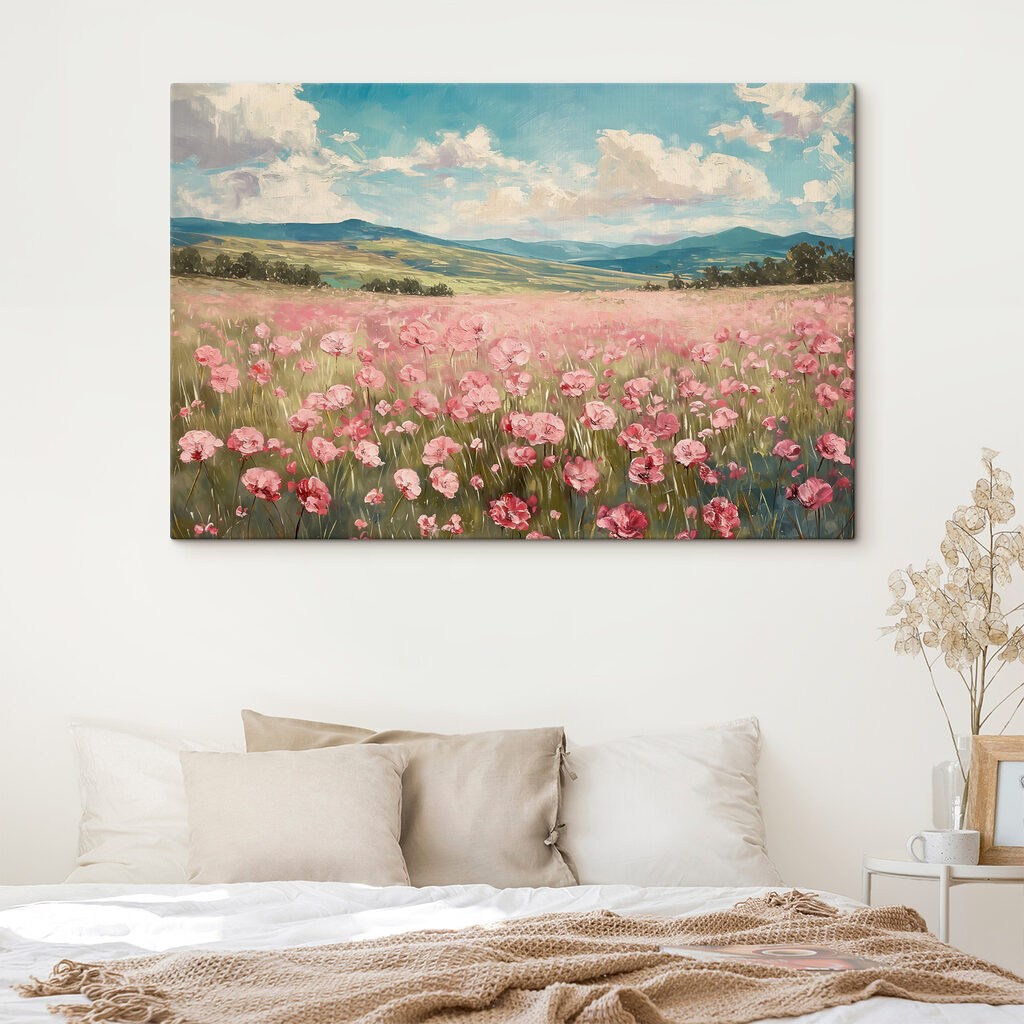 Campo de flores rosas — interior 2