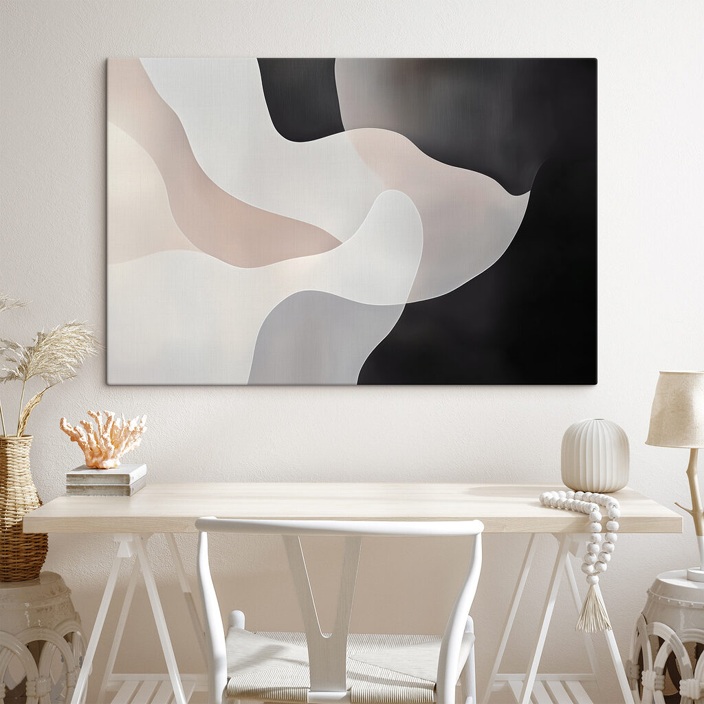 Blanco y negro curvo — interior 4