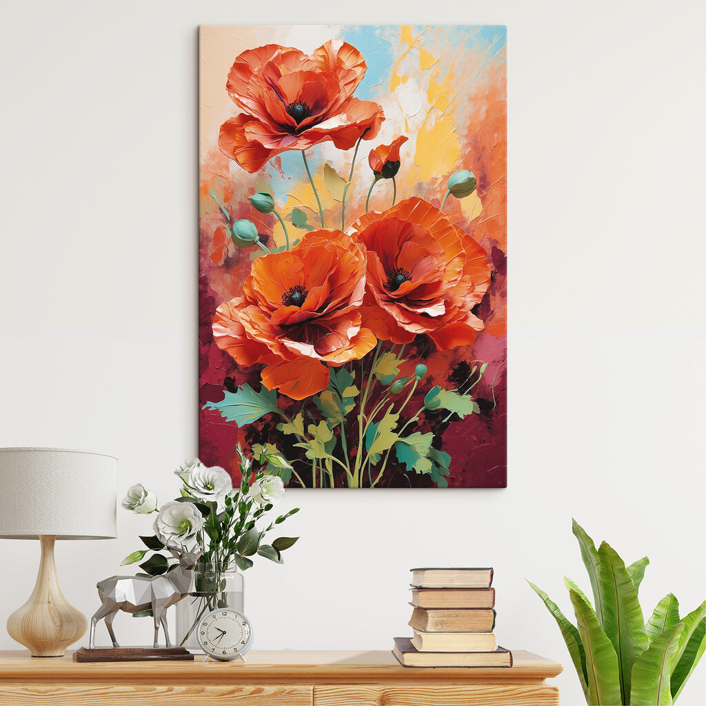 Amapolas naranjas — interior 2