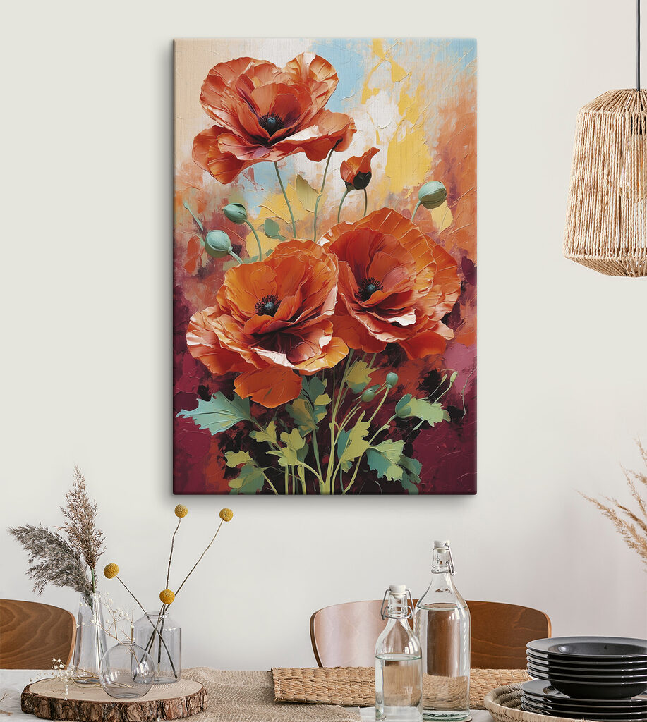 Amapolas naranjas — interior 3