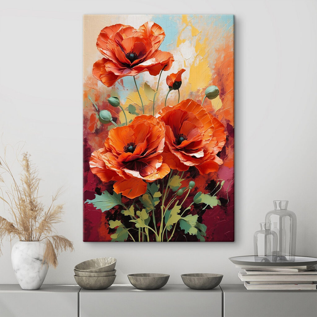 Amapolas naranjas — interior 5