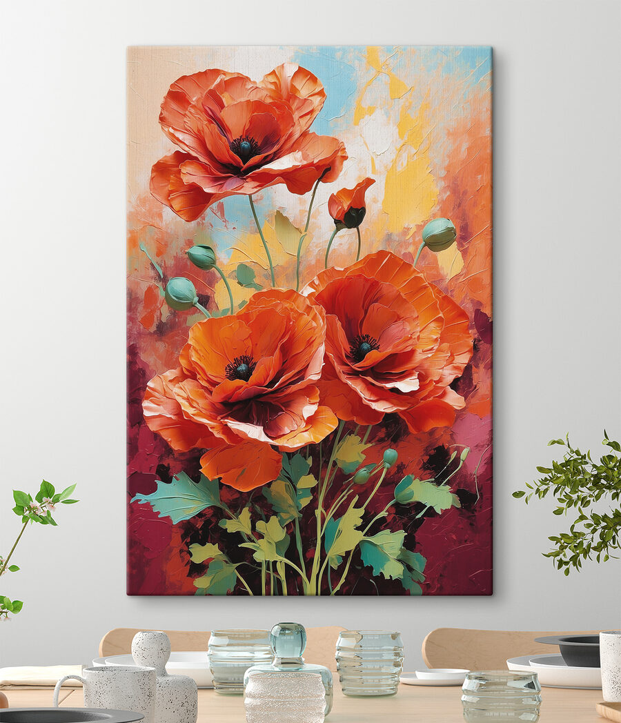 Amapolas naranjas — interior 1