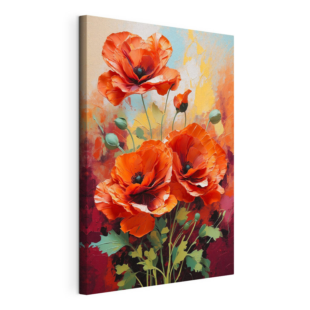 Amapolas naranjas — vista del producto
