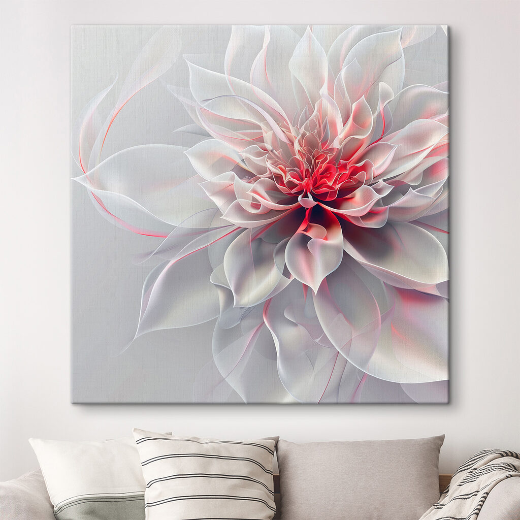 Flor con corazón rojizo — interior 2