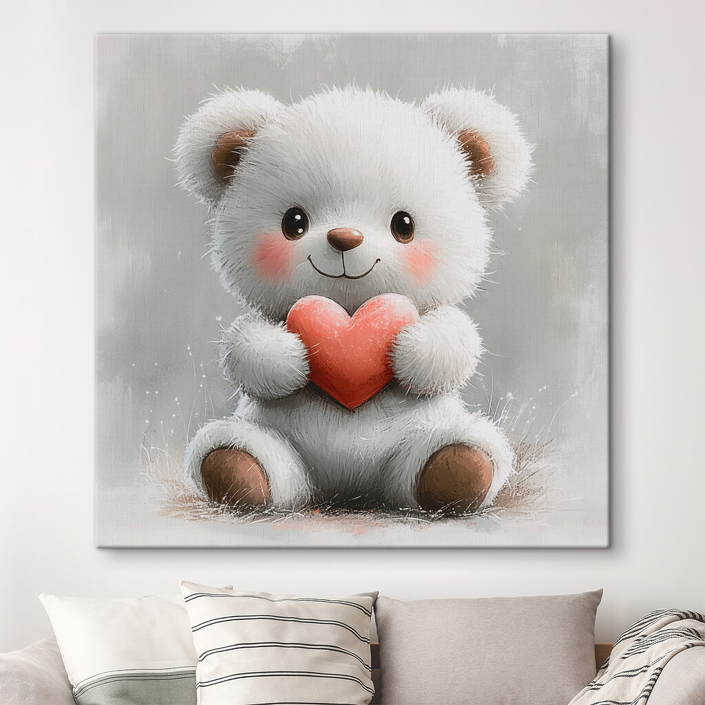 Osito con corazón — interior 1