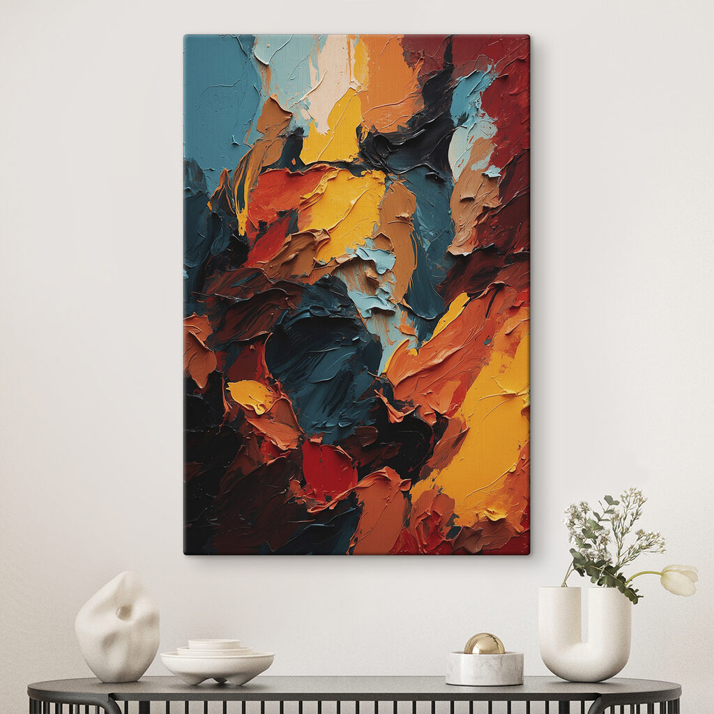 Tonos tierra en trazos — interior 2