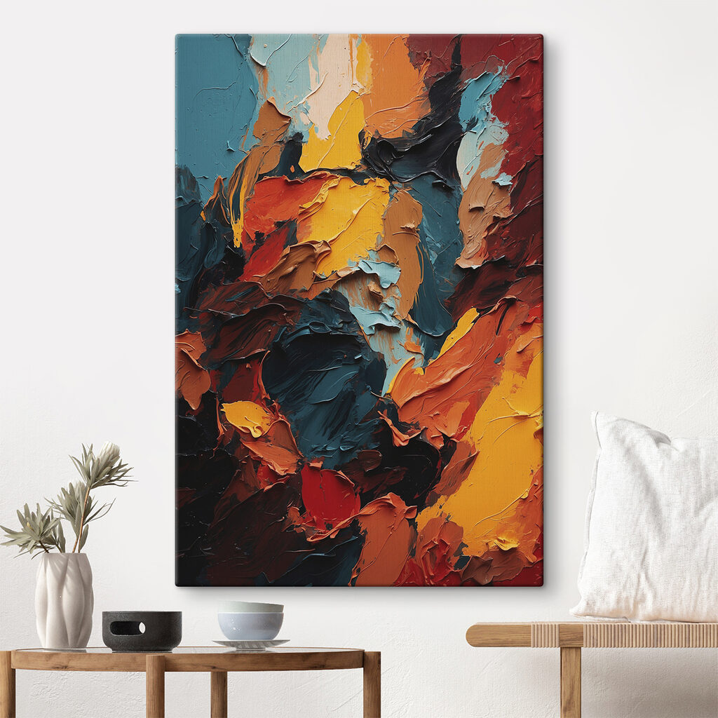 Tonos tierra en trazos — interior 1