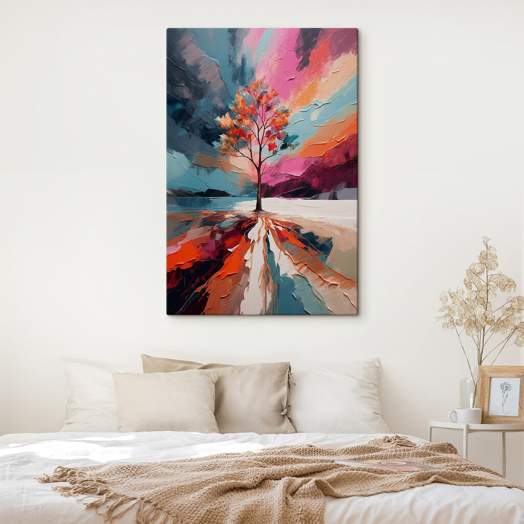 Árbol otoñal entre colores — interior 2