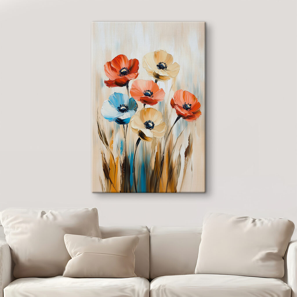Flores entre hierbas azules — interior 4