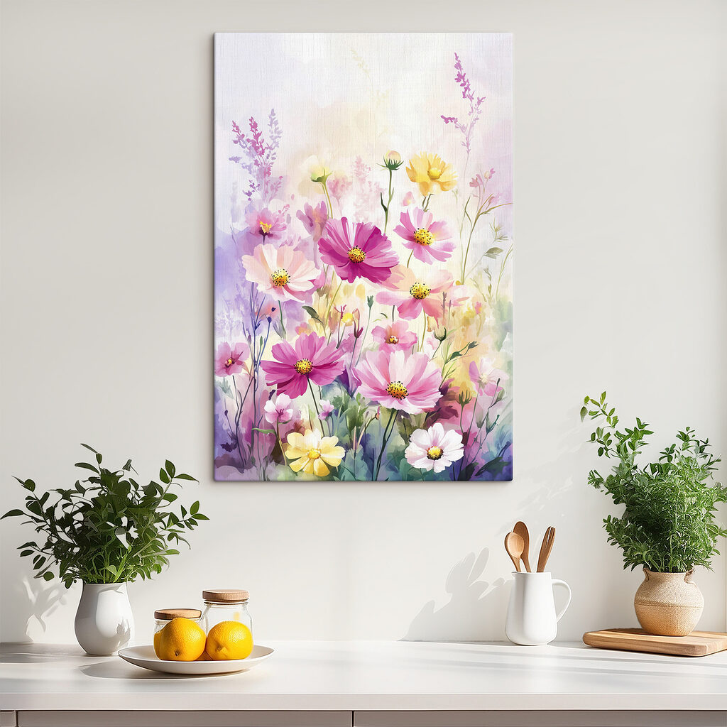 Flores silvestres en acuarela — interior 4