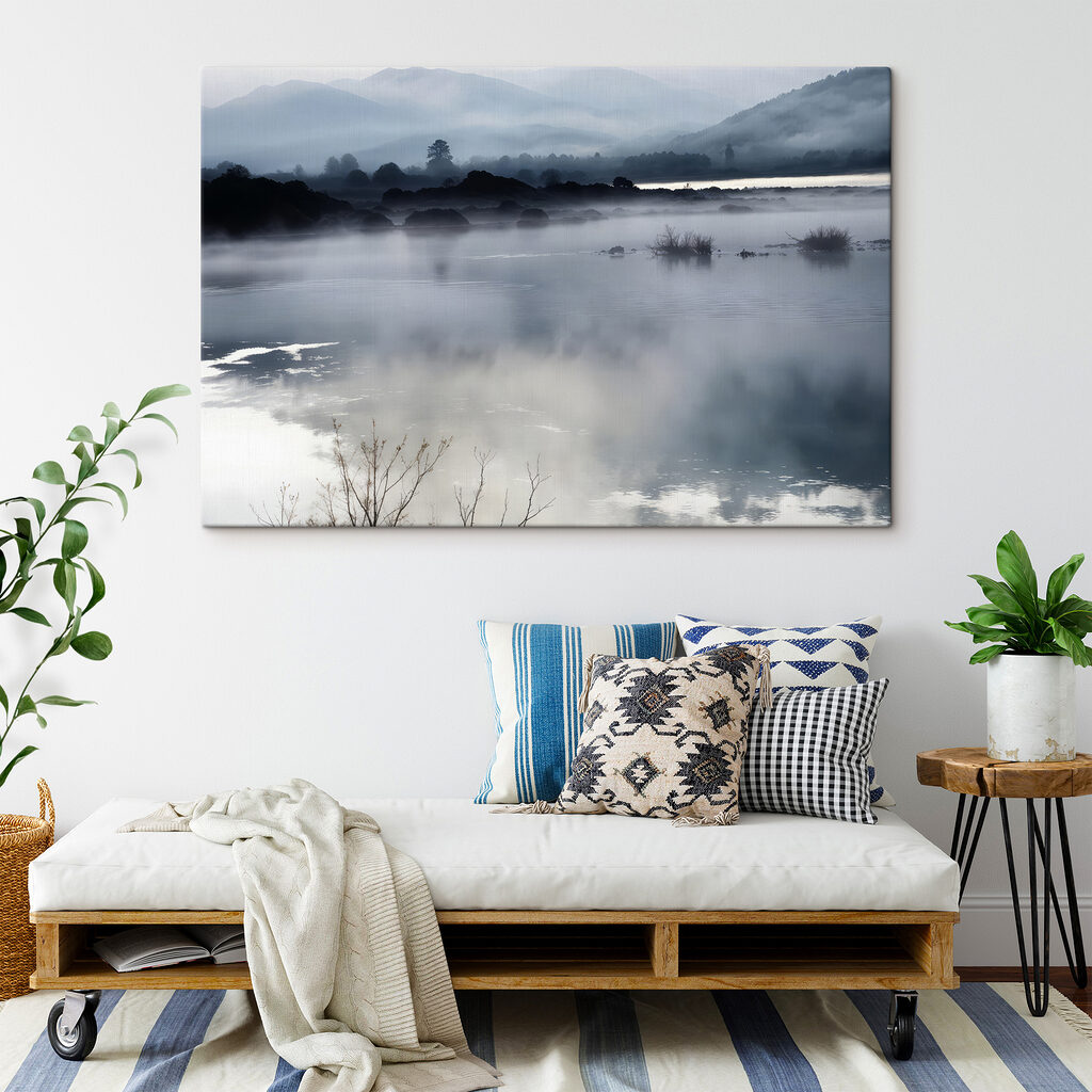 Niebla sobre agua tranquila — interior 1