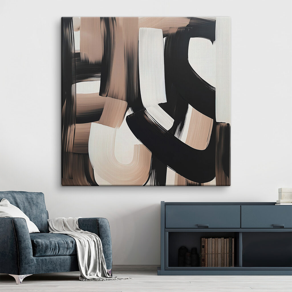Trazos anchos en negro — interior 2