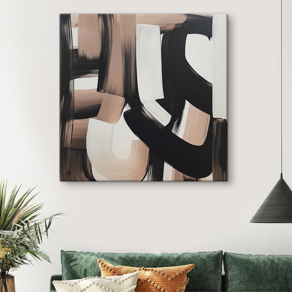 Trazos anchos en negro — interior 4