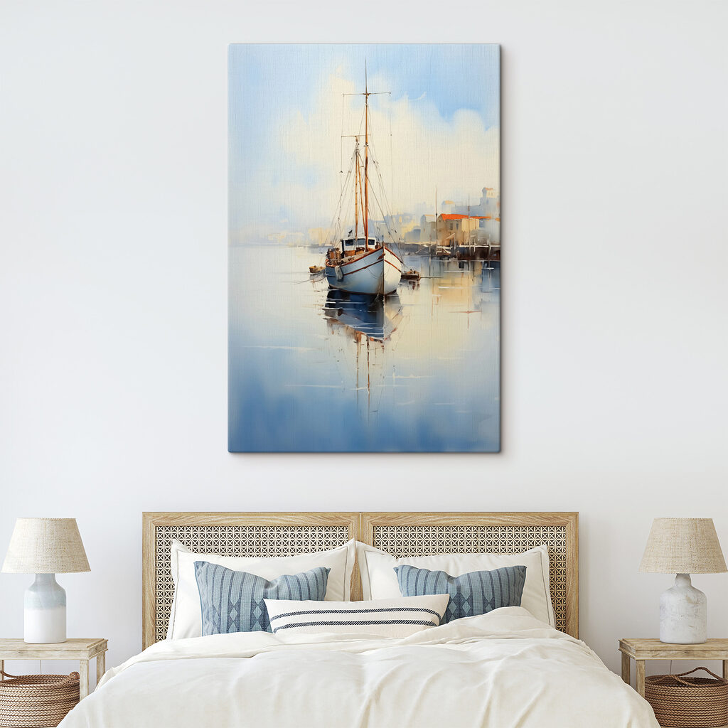 Velero en calma matinal — interior 2