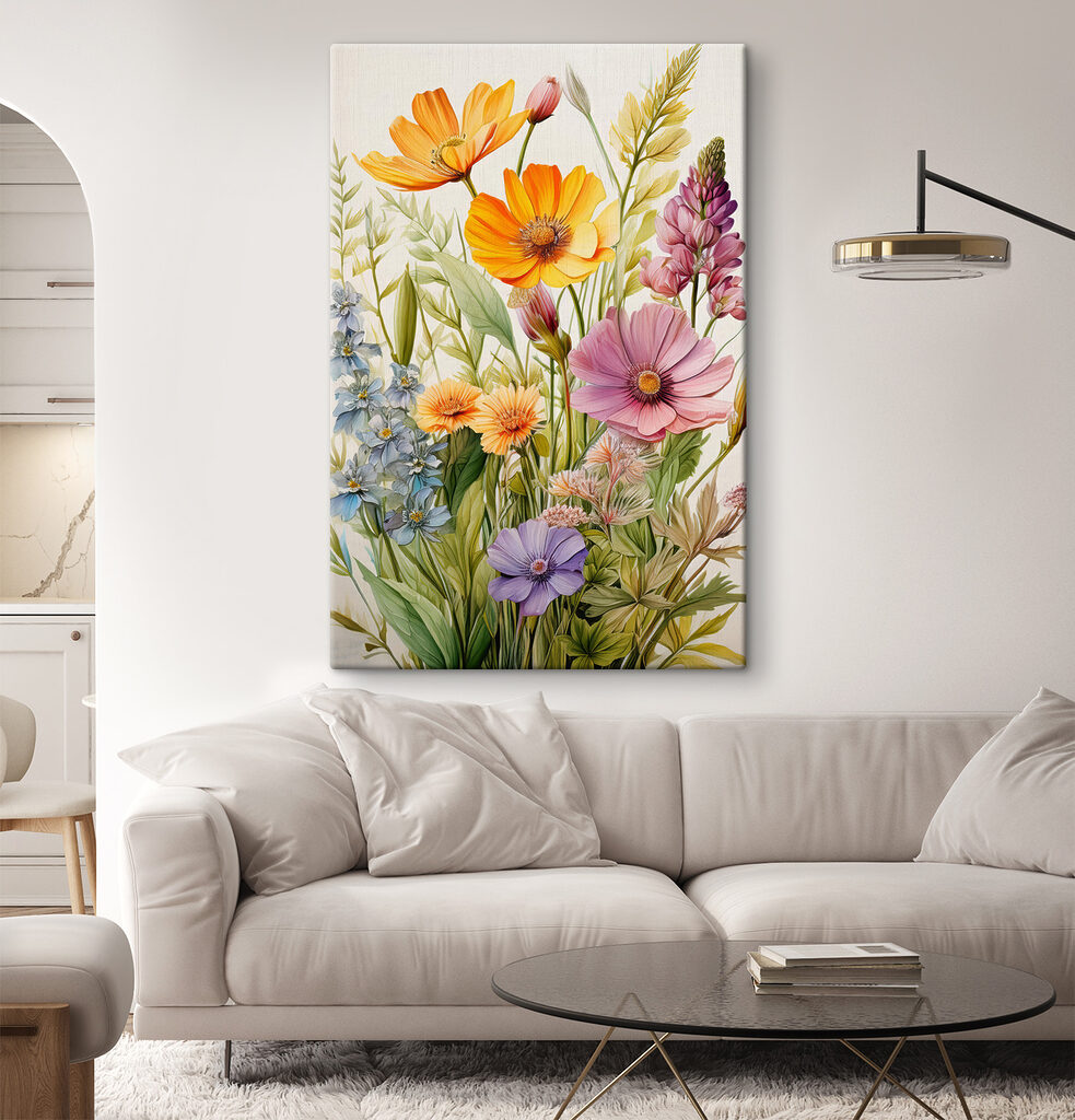 Flores silvestres dibujadas — interior 2