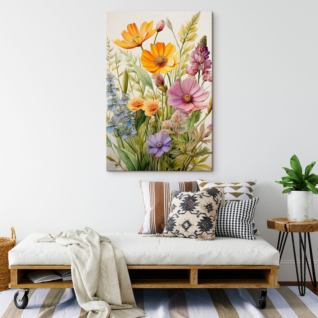 Flores silvestres dibujadas — interior 1