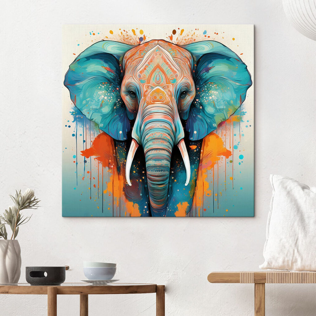 Elefante de líneas claras — interior 3
