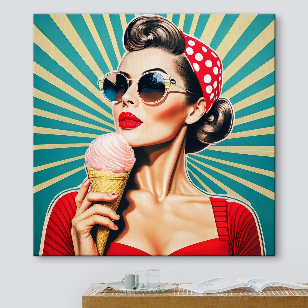 Retrato con helado — interior 1