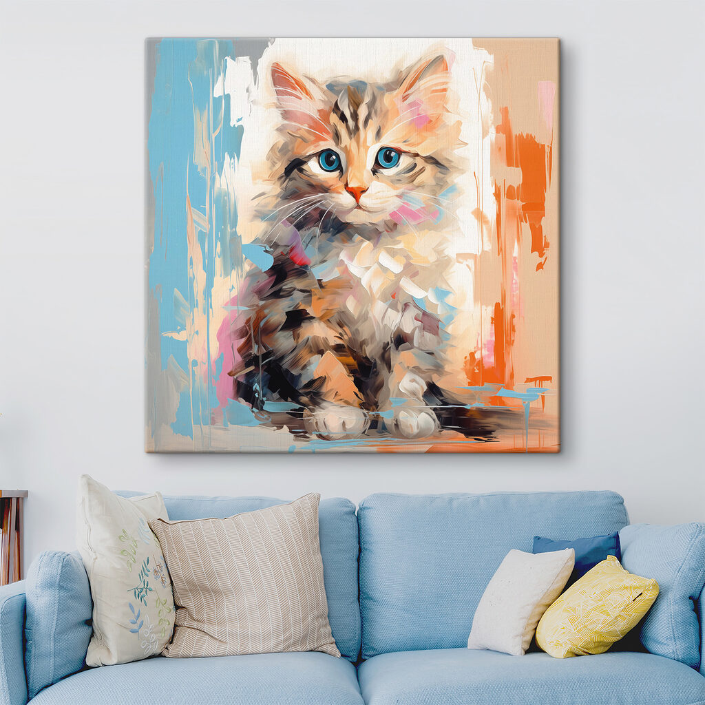 Gatito entre pinceladas — interior 1