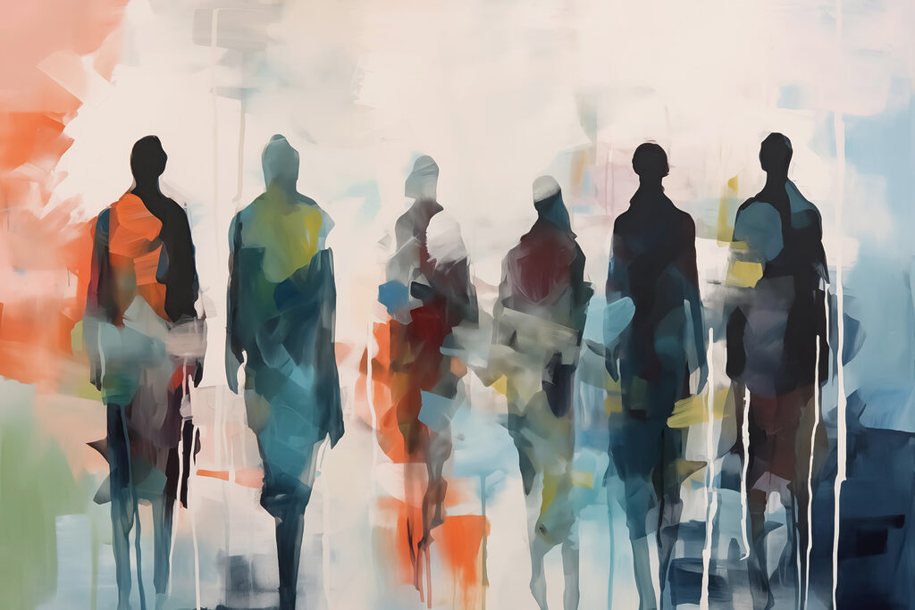 Figuras en colores claros — diseño completo