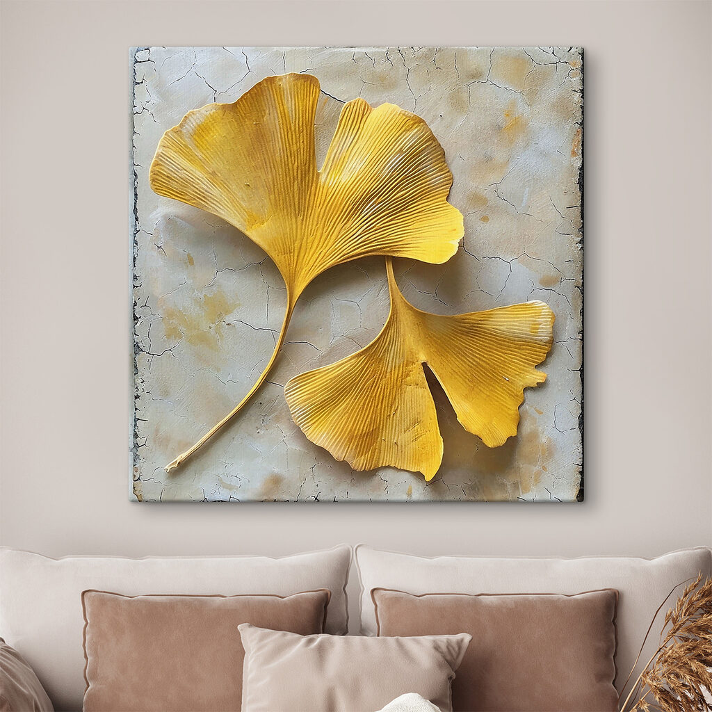 Ginkgo en abanicos dorados — interior 2