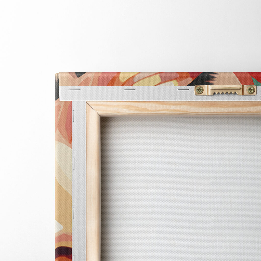 Perfil en tonos otoñales — parte trasera