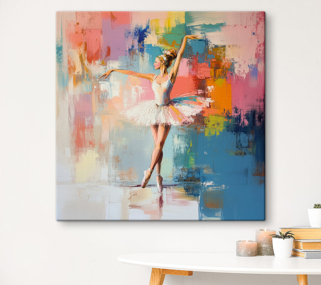 Bailarina entre colores — interior 2