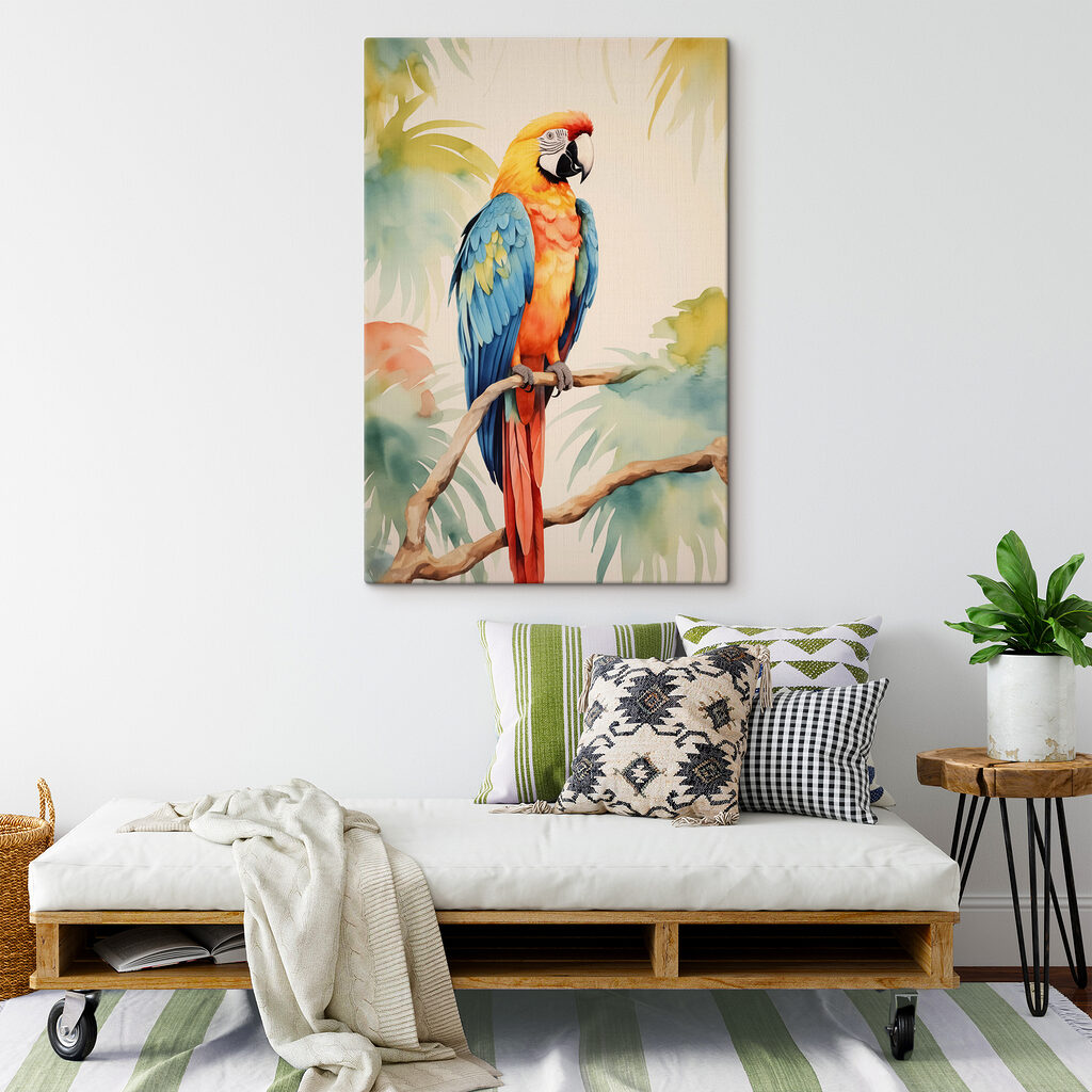 Guacamayo en rama — interior 2