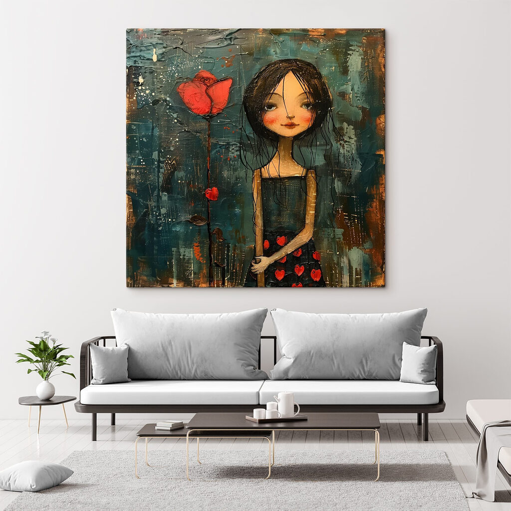 Niña con amapola — interior 4
