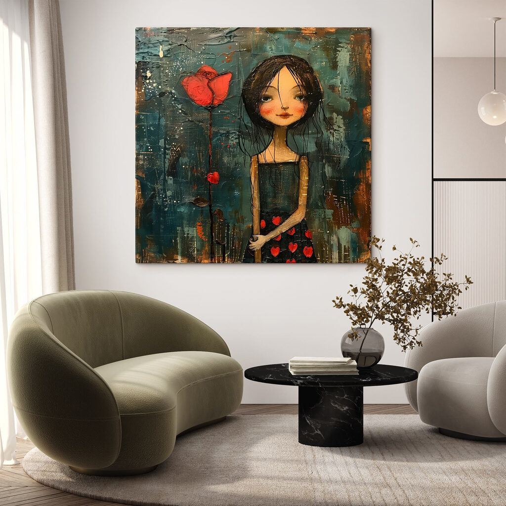Niña con amapola — interior 3