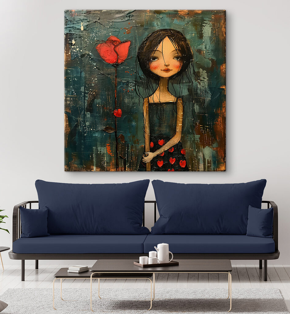 Niña con amapola — interior 2