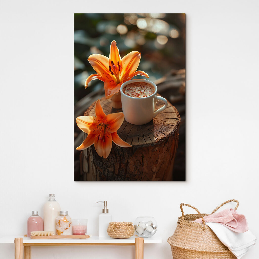 Lirios con café — interior 1