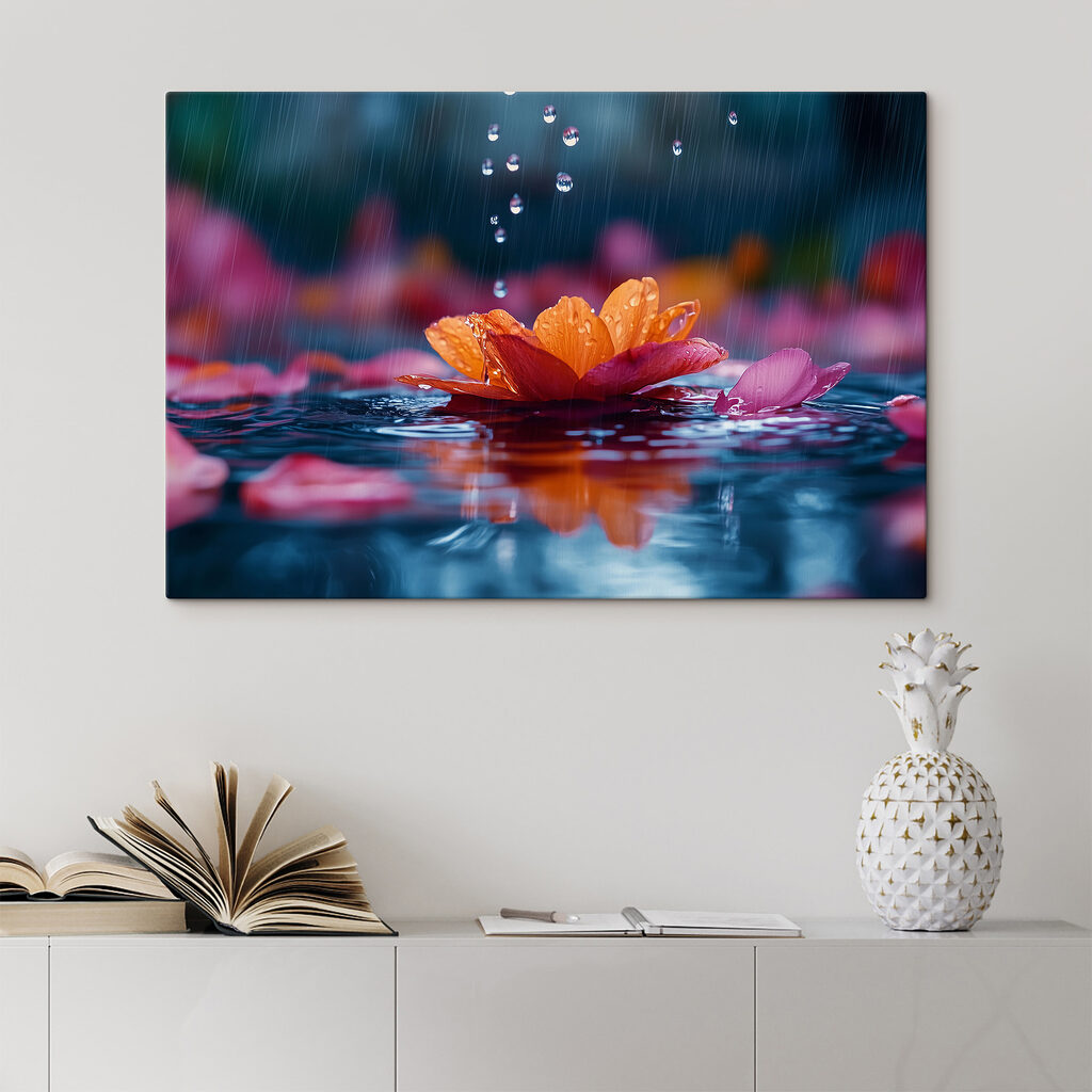 Flor que recoge lluvia — interior 2