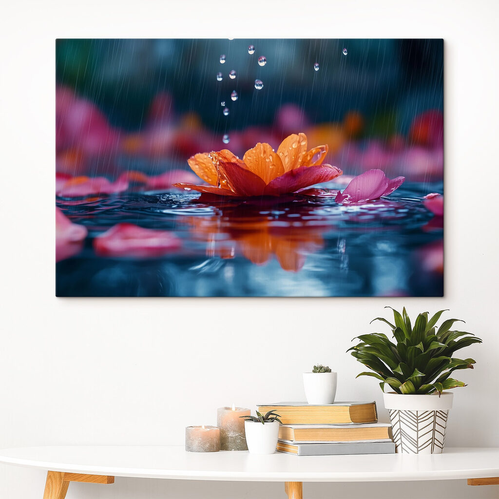 Flor que recoge lluvia — interior 4