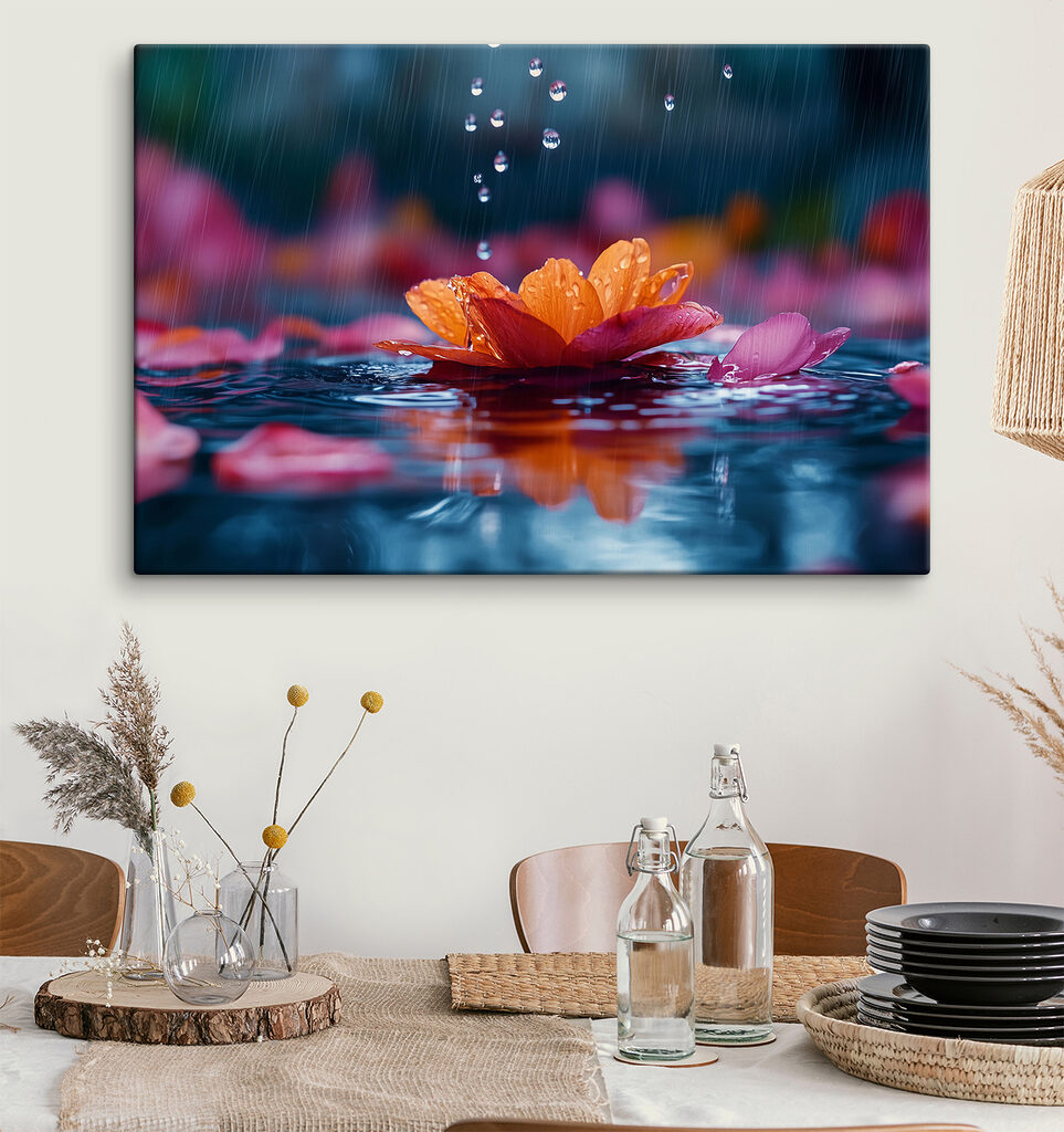 Flor que recoge lluvia — interior 3