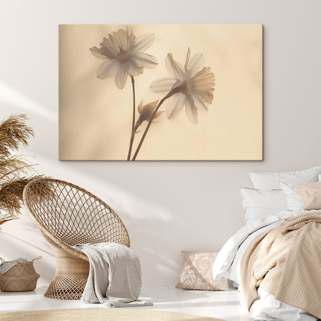 Dos flores en sepia — interior 1