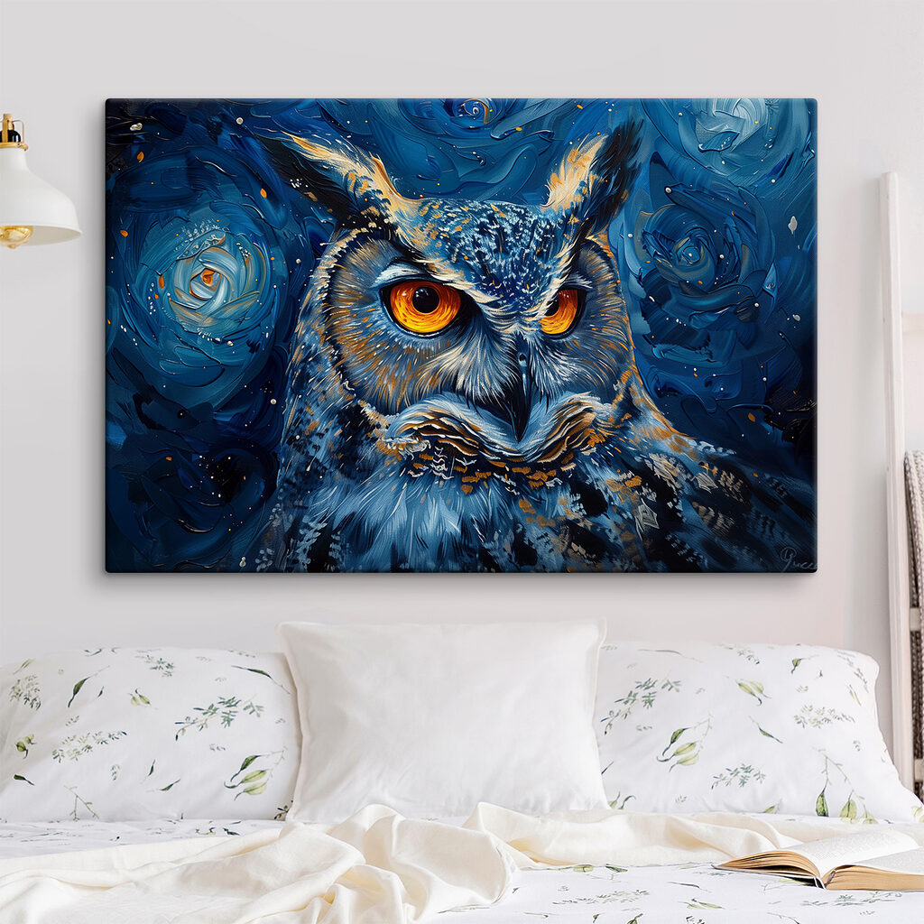 Búho entre estrellas — interior 2