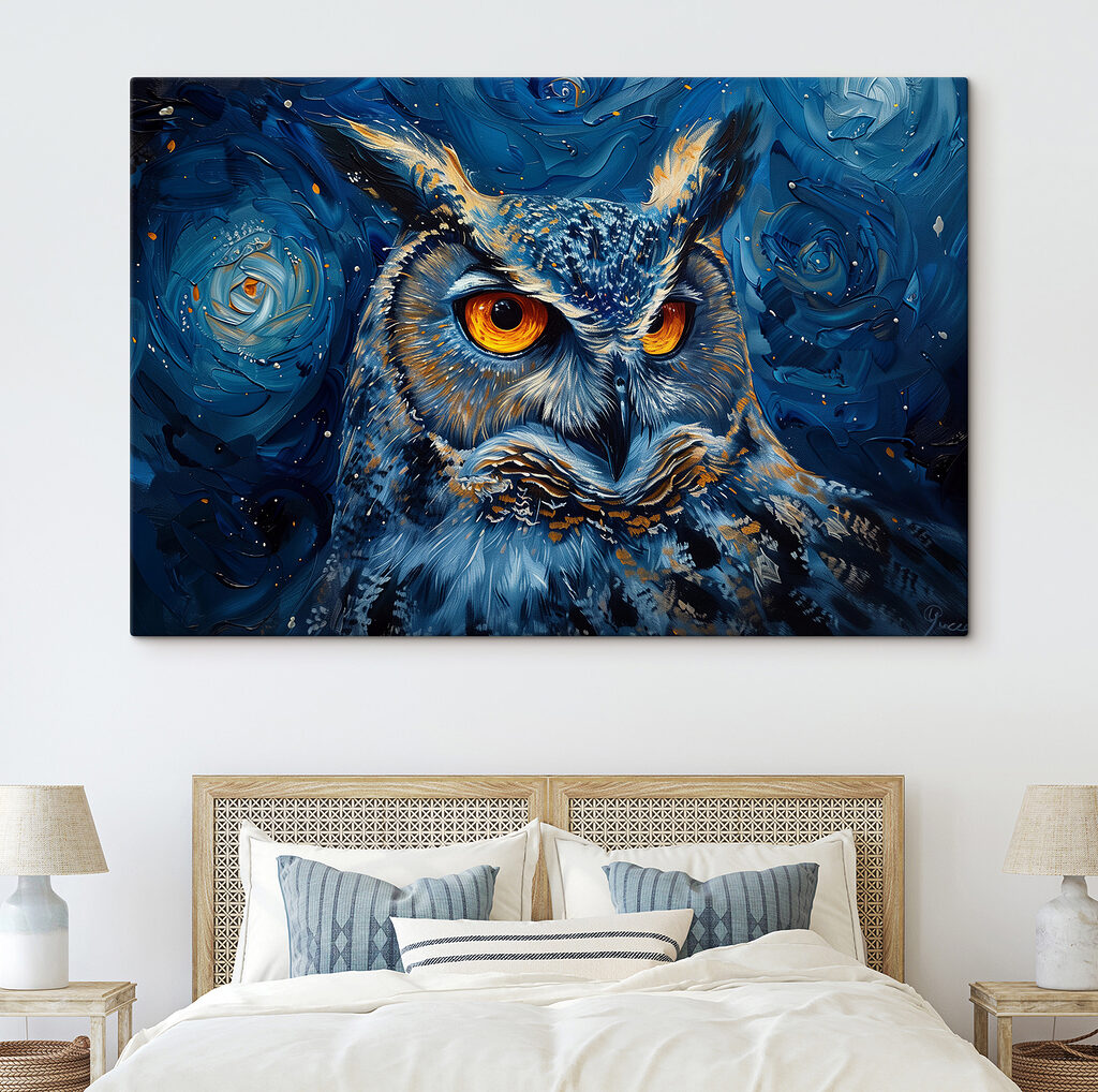 Búho entre estrellas — interior 1