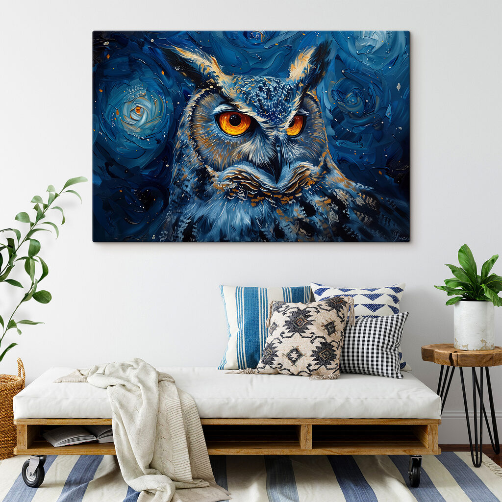 Búho entre estrellas — interior 3