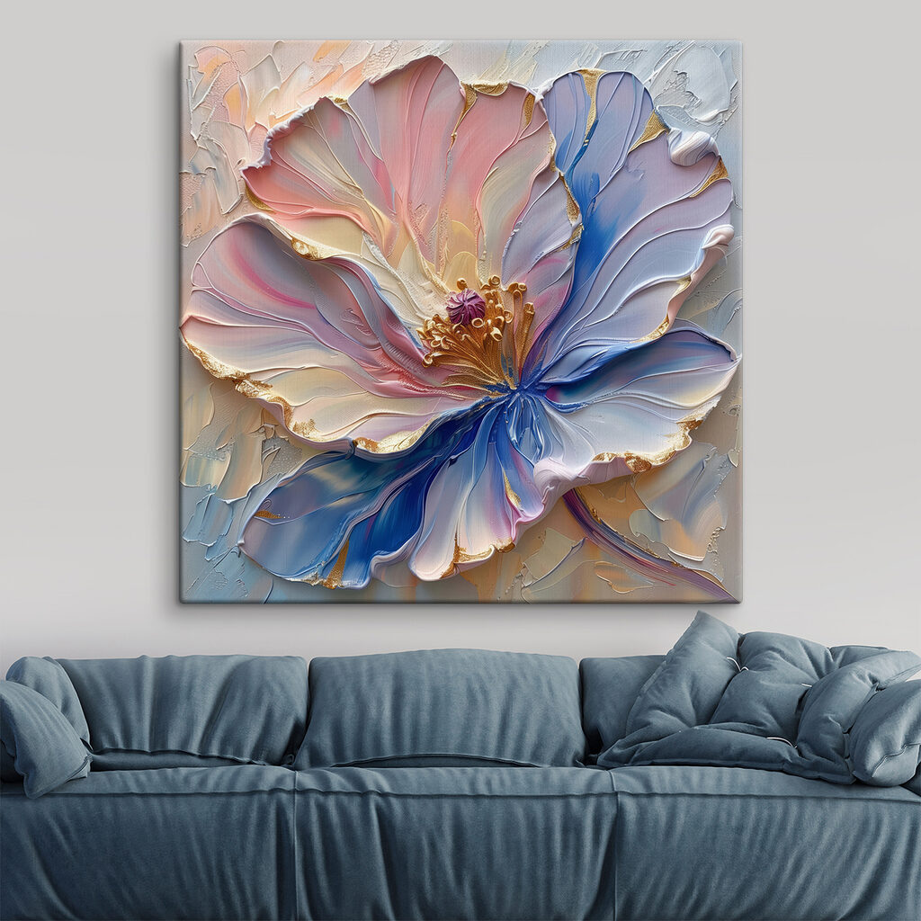 Flor de bordes coloridos — interior 2