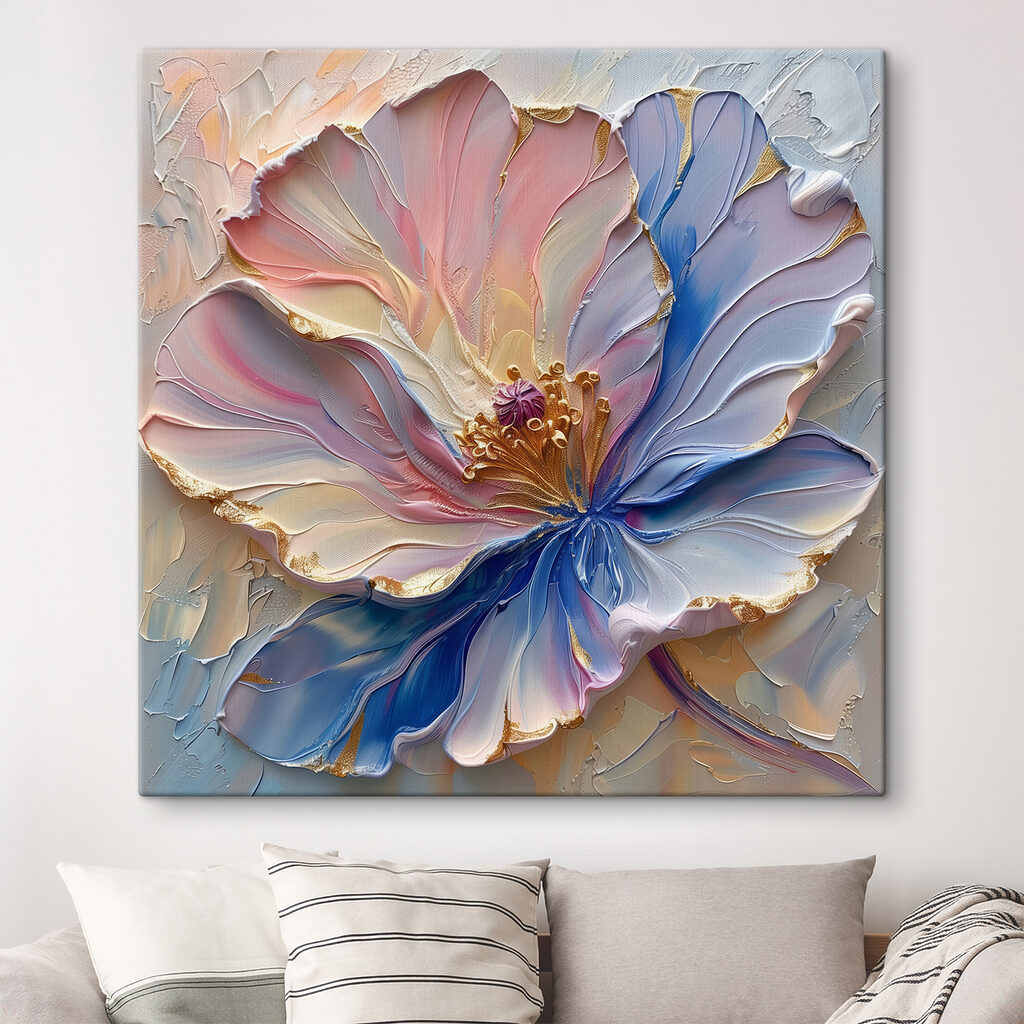 Flor de bordes coloridos — interior 1