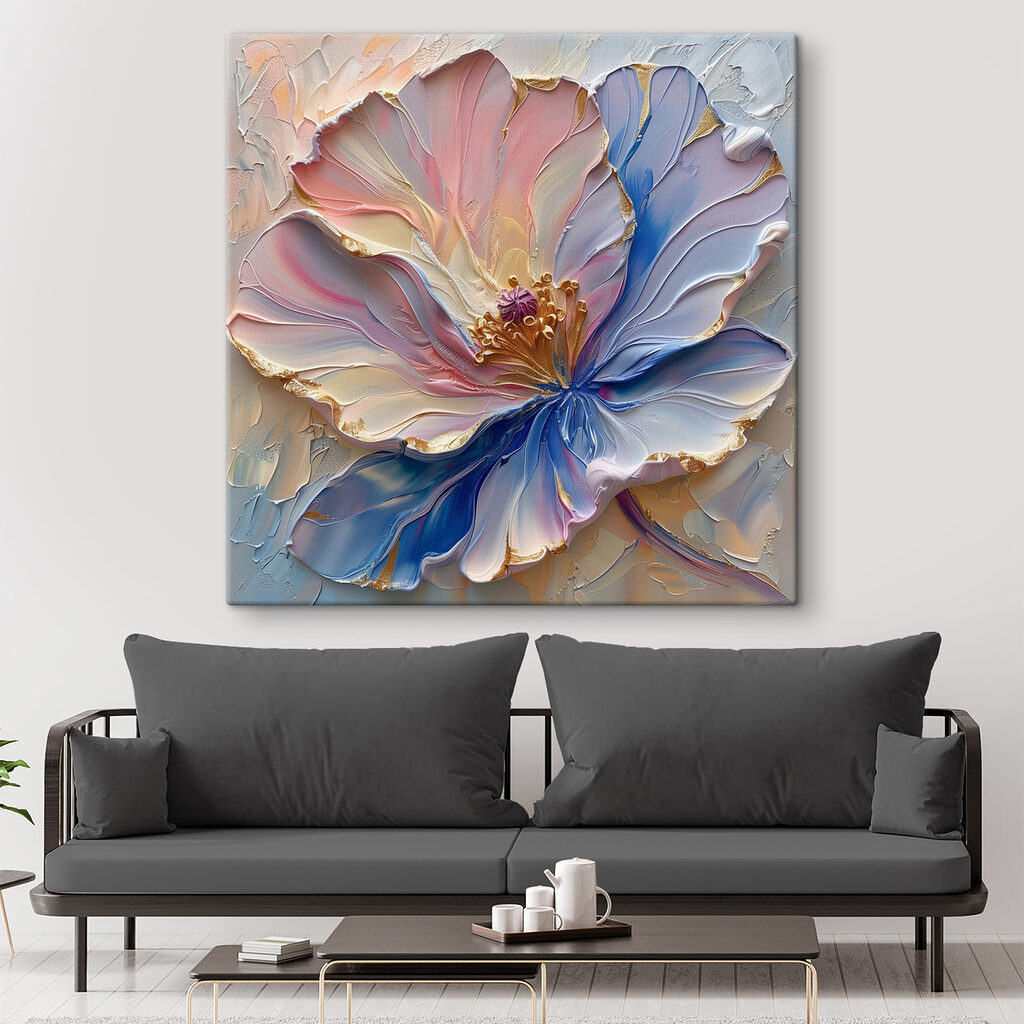 Flor de bordes coloridos — interior 3