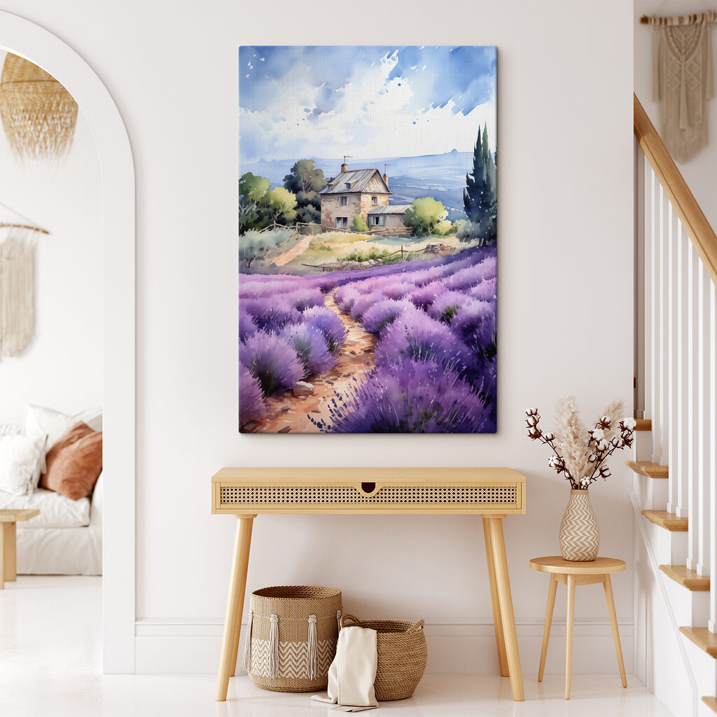 Lavanda hacia la casa — interior 2