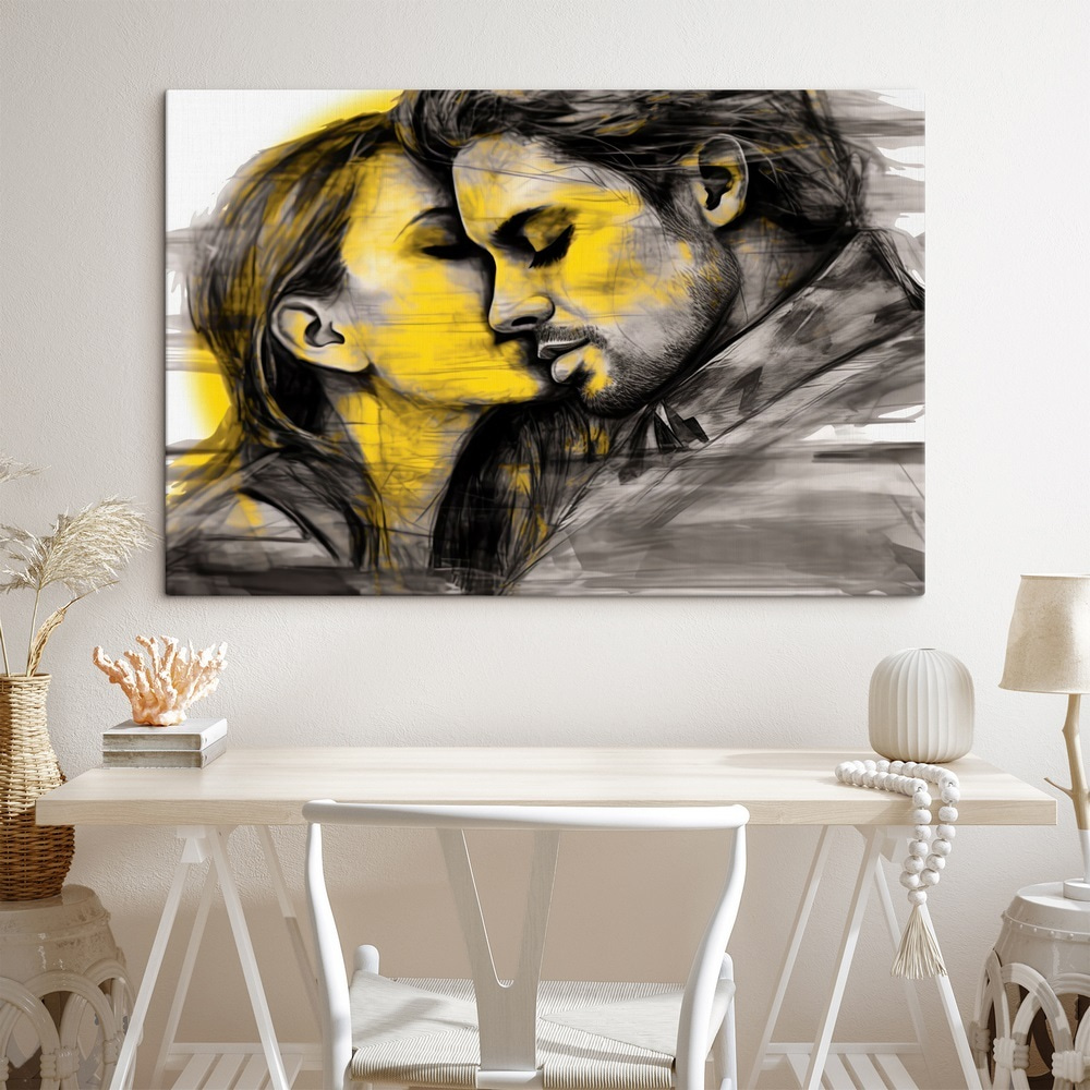Un beso en amarillo — interior 1