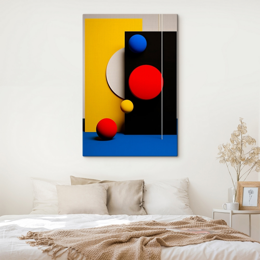 Esferas de colores primarios — interior 2