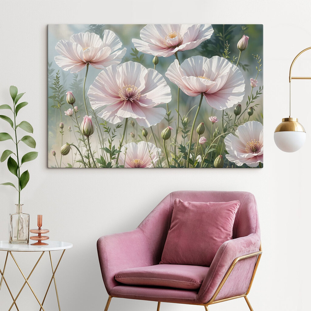 Cálices rosas, gris verdoso — interior 1