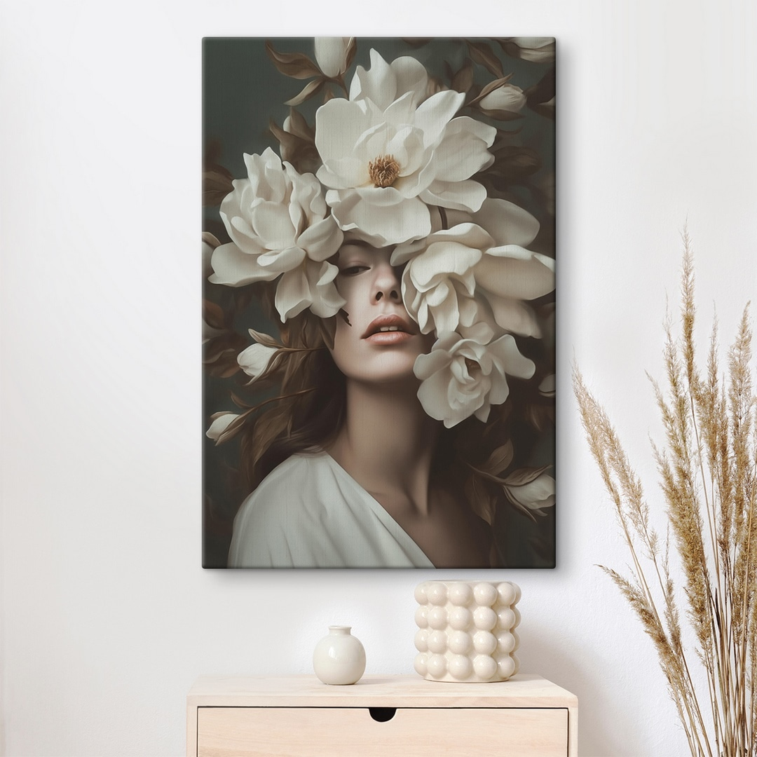 Flores blancas como velo — interior 1