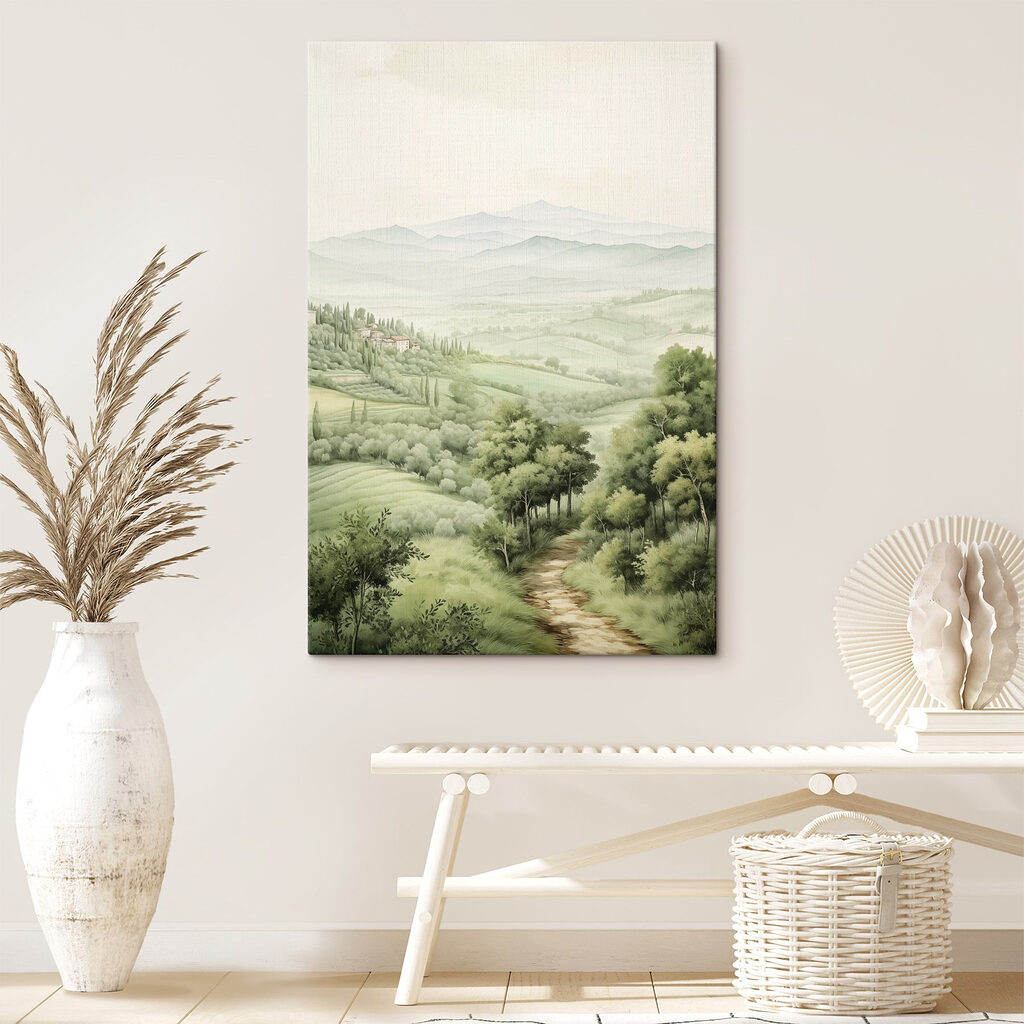Sendero sinuoso entre colinas — interior 1