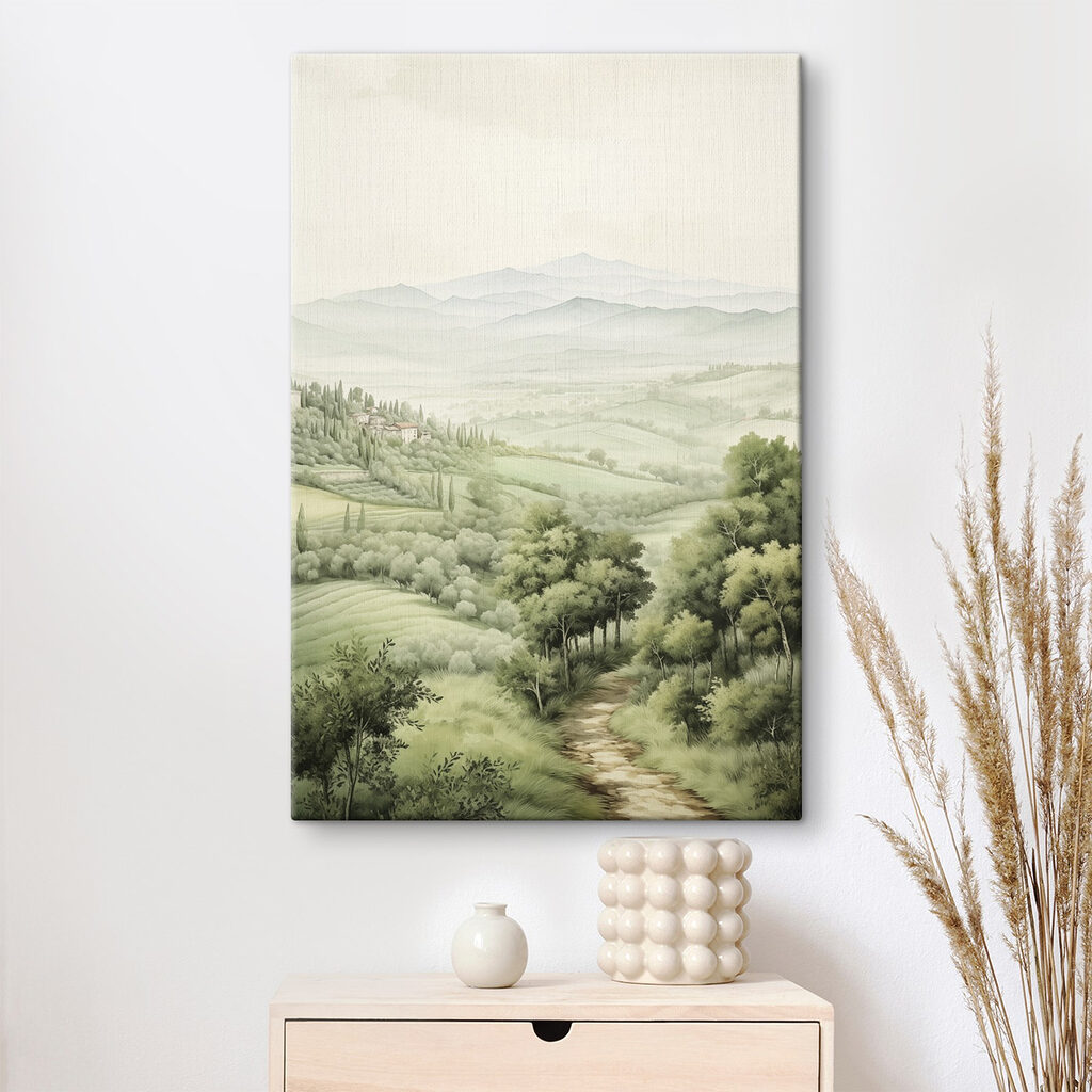 Sendero sinuoso entre colinas — interior 2