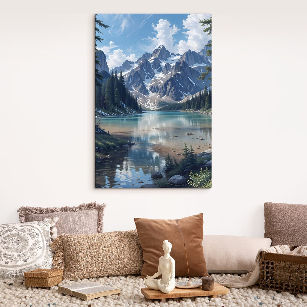 Cumbre sobre lago — interior 2